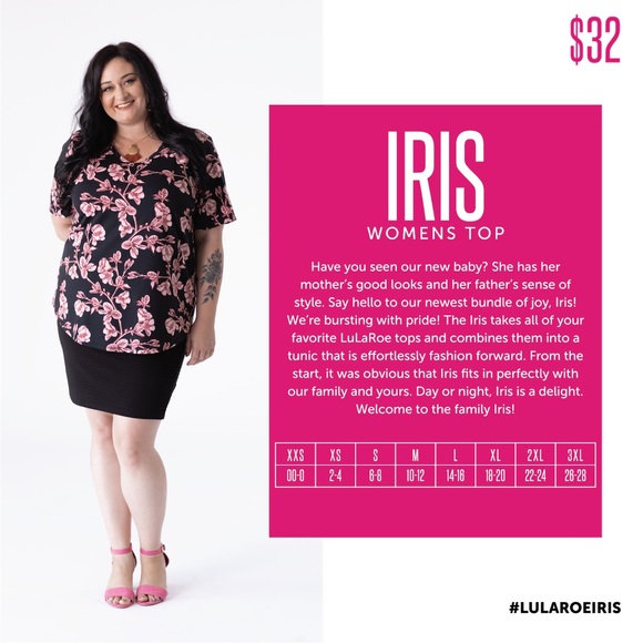 LuLaRoe Iris Shirt - Picture 4 of 4